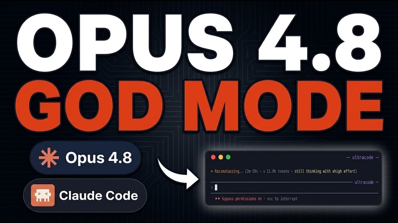 Claude Opus 4.8 + NEW Ultracode Mode Just Changed AI Forever