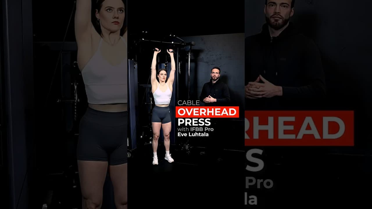 How to perform Cable Overhead Press