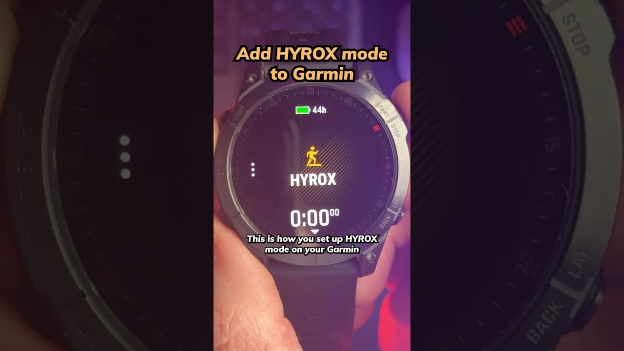 Garmin has HYROX mode now 👀