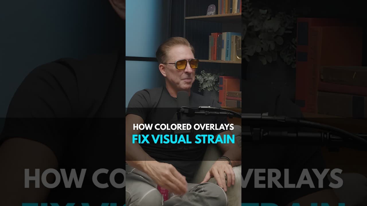How Colored Lenses Instantly Fix Visual Brain Strain
