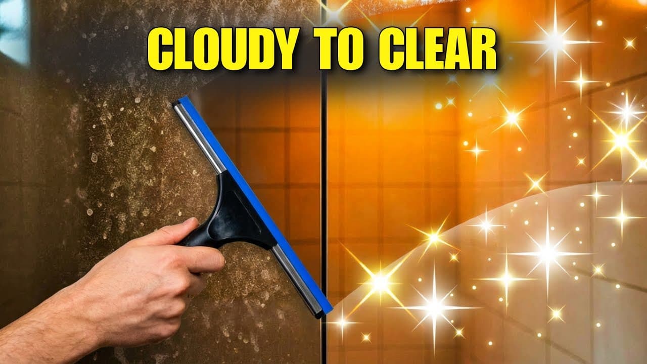 How to Clean Hard Water Stains on Glass Shower Doors And Keep Them Clear