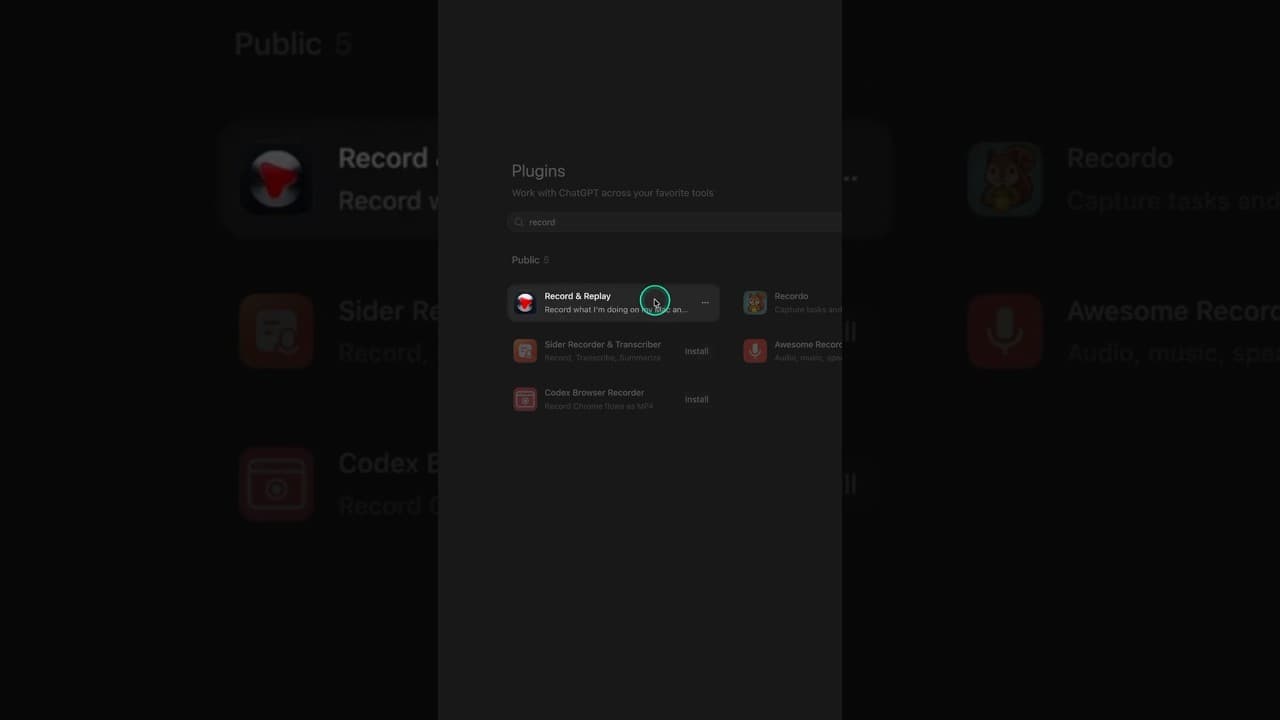ChatGPT's New Record Feature is INSANE