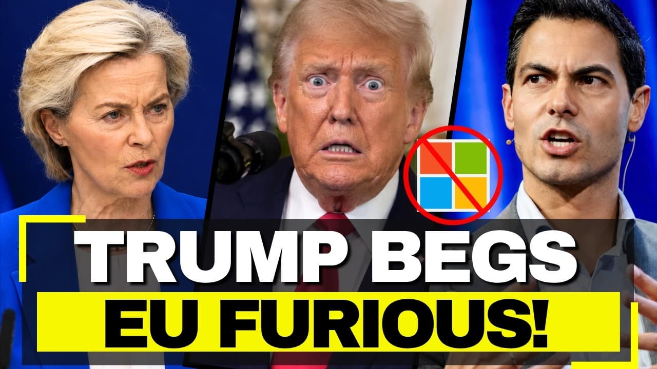 EU Tells USA To BACK OFF! Dutch BAN Microsoft, Bonds COLLAPSE, Trump PANICS