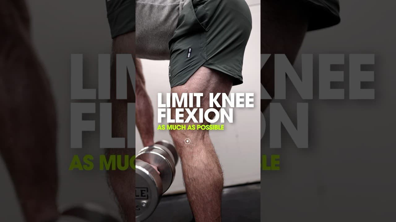 Stiff Leg & RDL Tutorial: SIMPLE SETUP! #glutes #hamstrings #workout