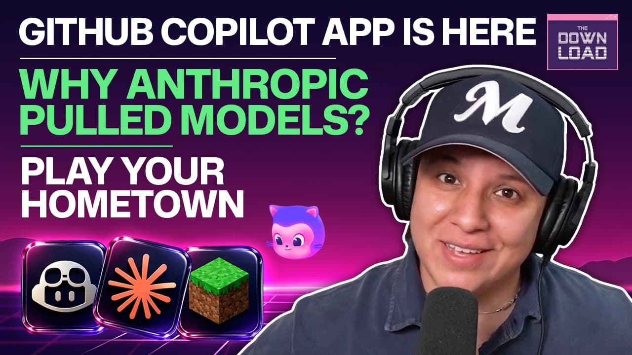 The Download: GitHub Copilot app, Anthropic news, and Minecraft