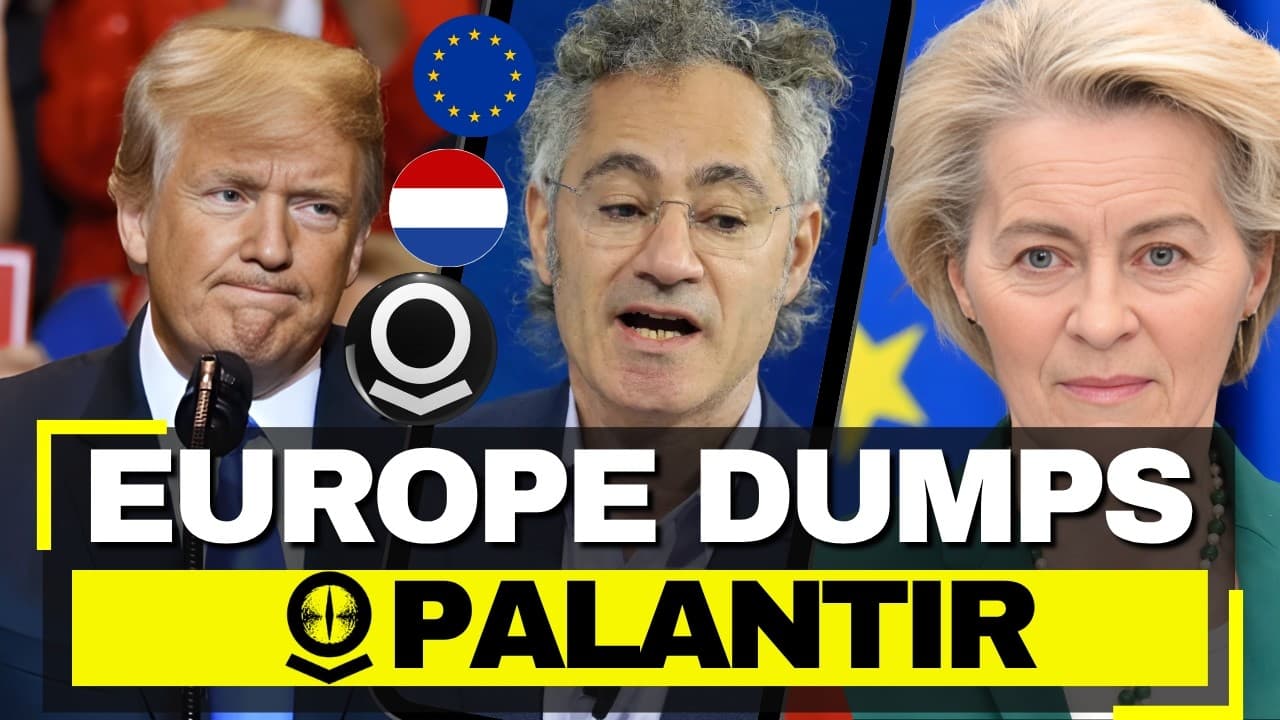 Europe EXITS Palantir - €825M Sold Over Ethics, US Pension Funds Refuse to Divest