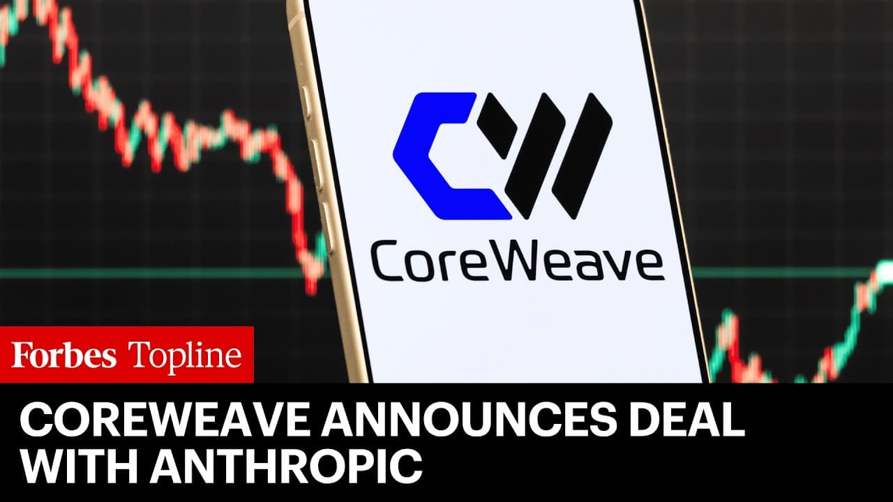 CoreWeave Announces Deal With Anthropic