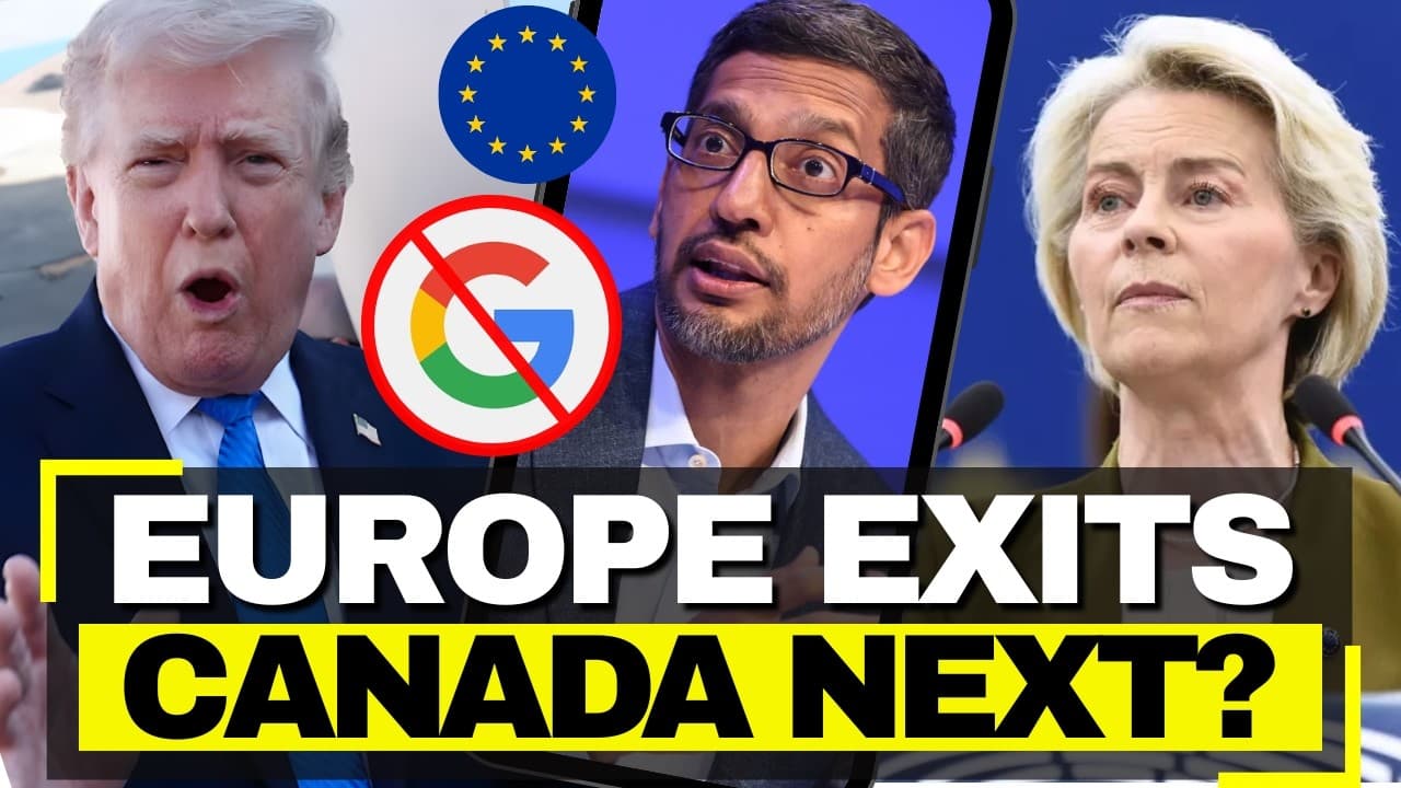 Trump in PANIC as Europe DESTROYS Google - €890M FINE, "You Broke the Law!"