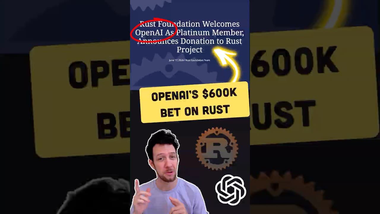 OpenAI Just Made Rust Impossible to Ignore #openai #rust #programming