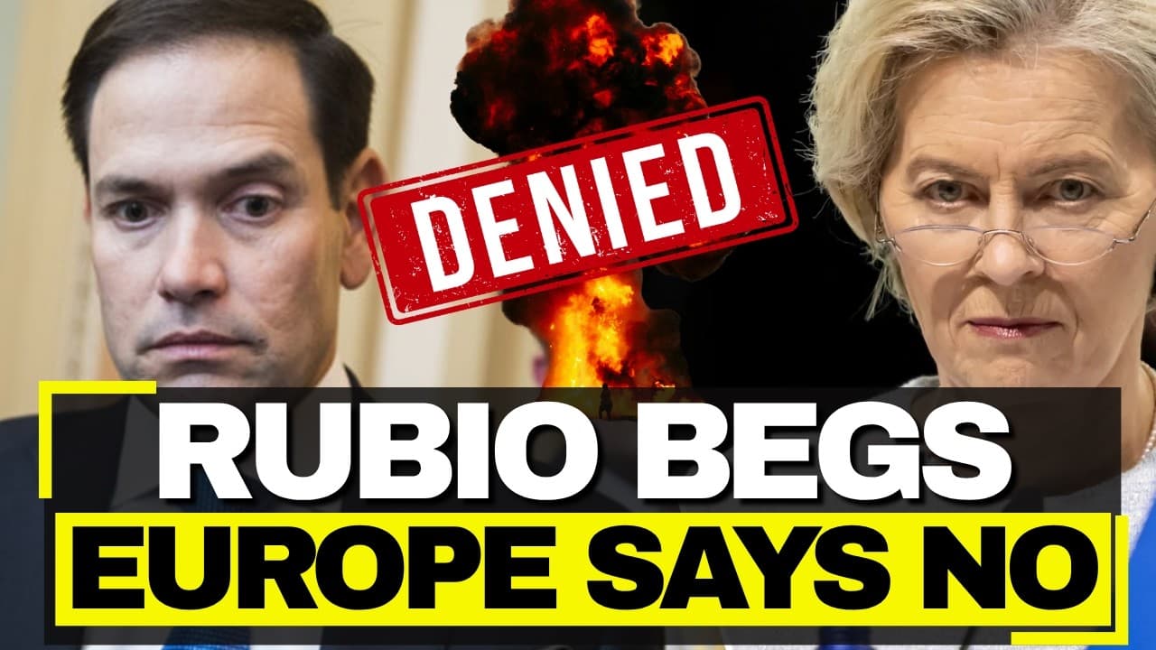 Rubio Flies to Italy DEMANDING War Support - Europe Says NO, USA Secretary Leaves Empty-Handed