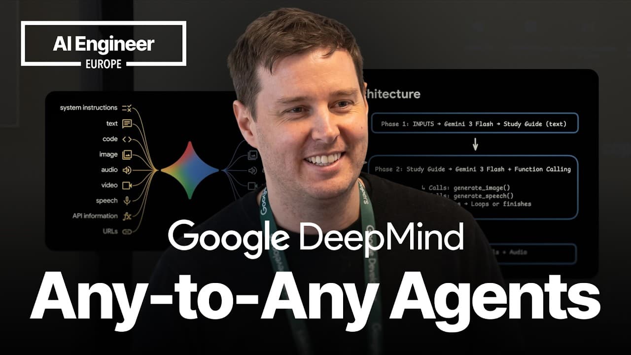 Any-to-Any: Building Native Multimodal Agents - Patrick Löber, Google DeepMind