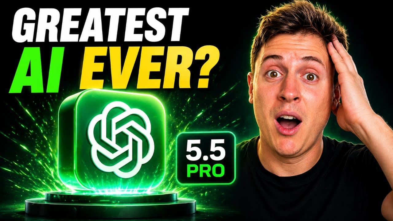 🔴LIVE: ChatGPT 5.5 Pro greatest AI model ever?