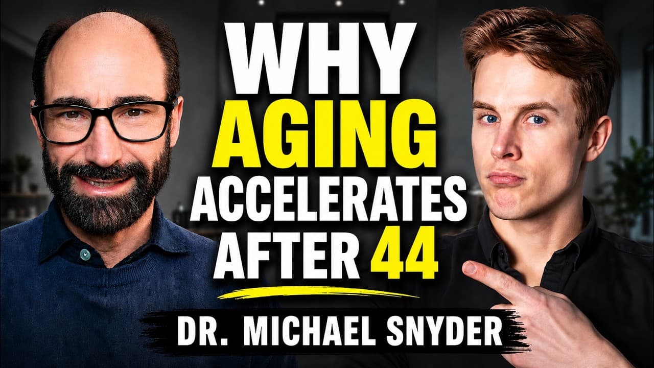 Stanford Scientist: Why Aging Accelerates at 44 and 60
