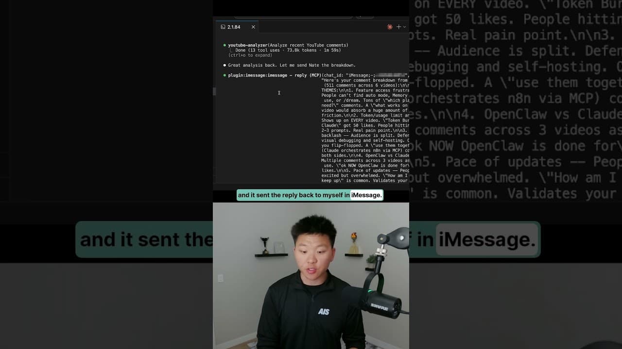 Claude Code + iMessage is Finally Here..