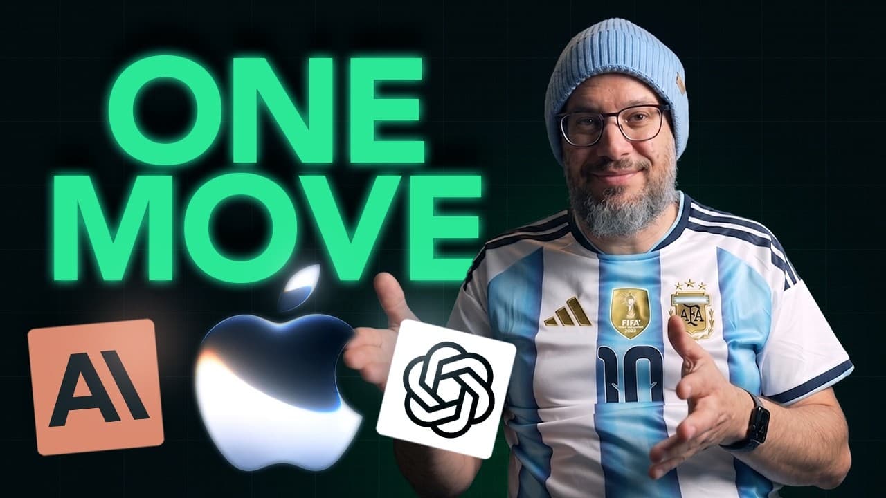 Apple, Anthropic, And OpenAI Just Made The Same Move. Nobody Noticed.