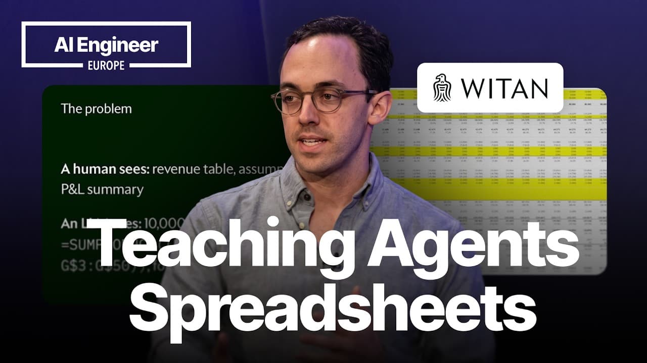Teaching Coding Agents to do Spreadsheets - Nuno Campos, Witan Labs