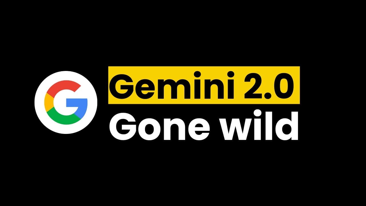 Gemini 2.0 blew me away - The future of Multimodal Model