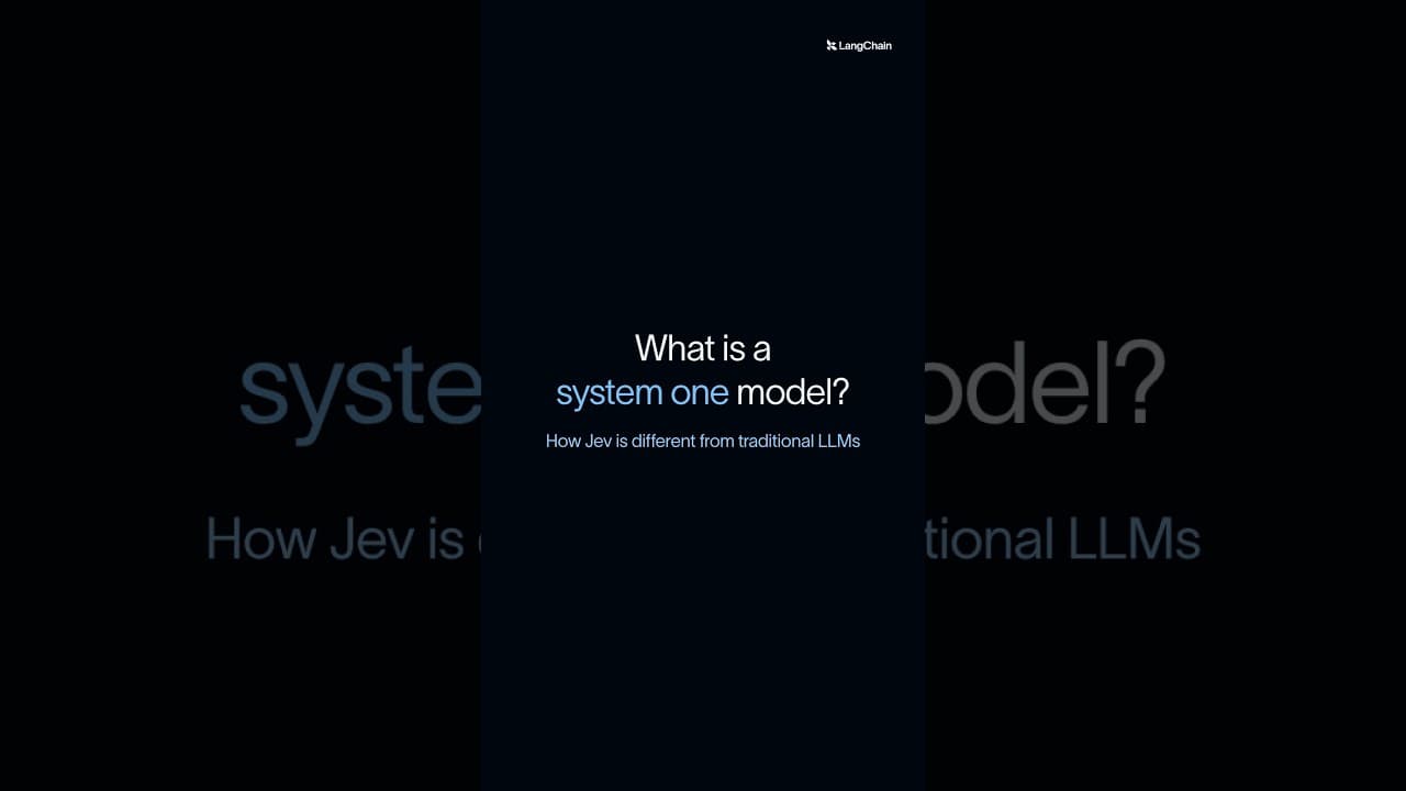 Jev Explained | System 1 vs System 2, for AI models