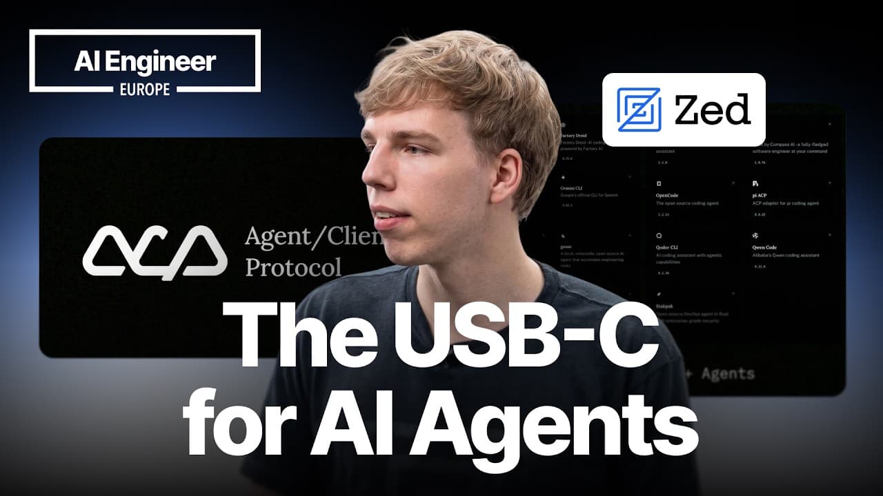 Building an ACP-Compatible Agent Live — Bennet Fenner, Zed