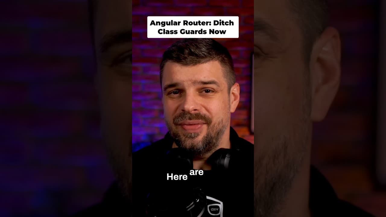 Angular Route Guards  Ditch Old Class Guards for Faster Functional Ones!