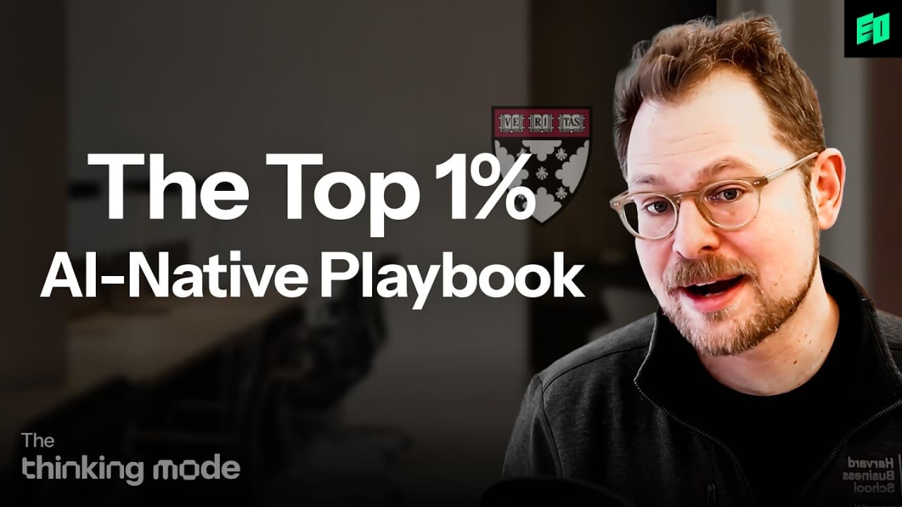 How Top 1% AI-Native Organizations Actually Make Money | Harvard Business School, Rem Koning