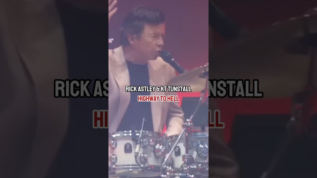 An epic moment from 2023. Rick and KT Tunstall performing ‘Highway To Hell’ ❤️‍🔥 - Team Rick