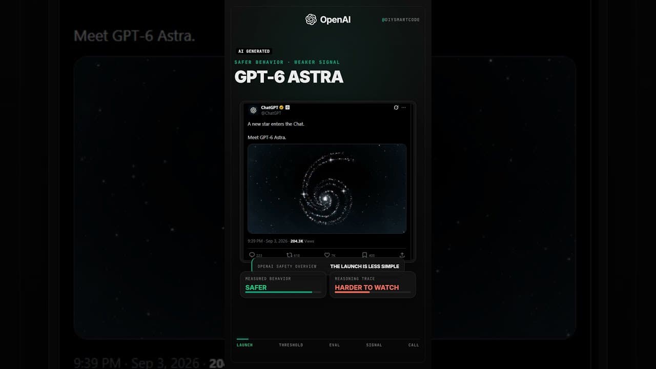 Is GPT-6 Astra Too Dangerous to Deploy? #openai #gpt6 #safety