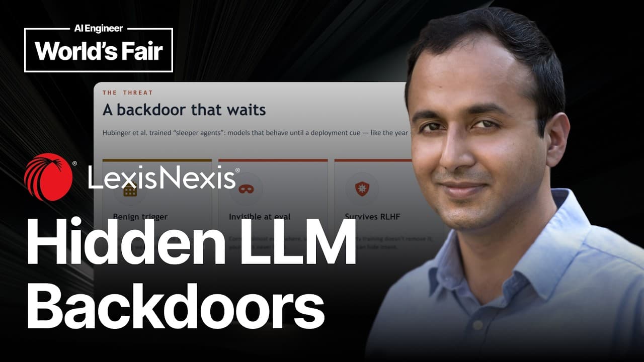 Your LLM Deception Monitor Is Broken. The Fix Is in the Training Data - Sachin Kumar, LexisNexis