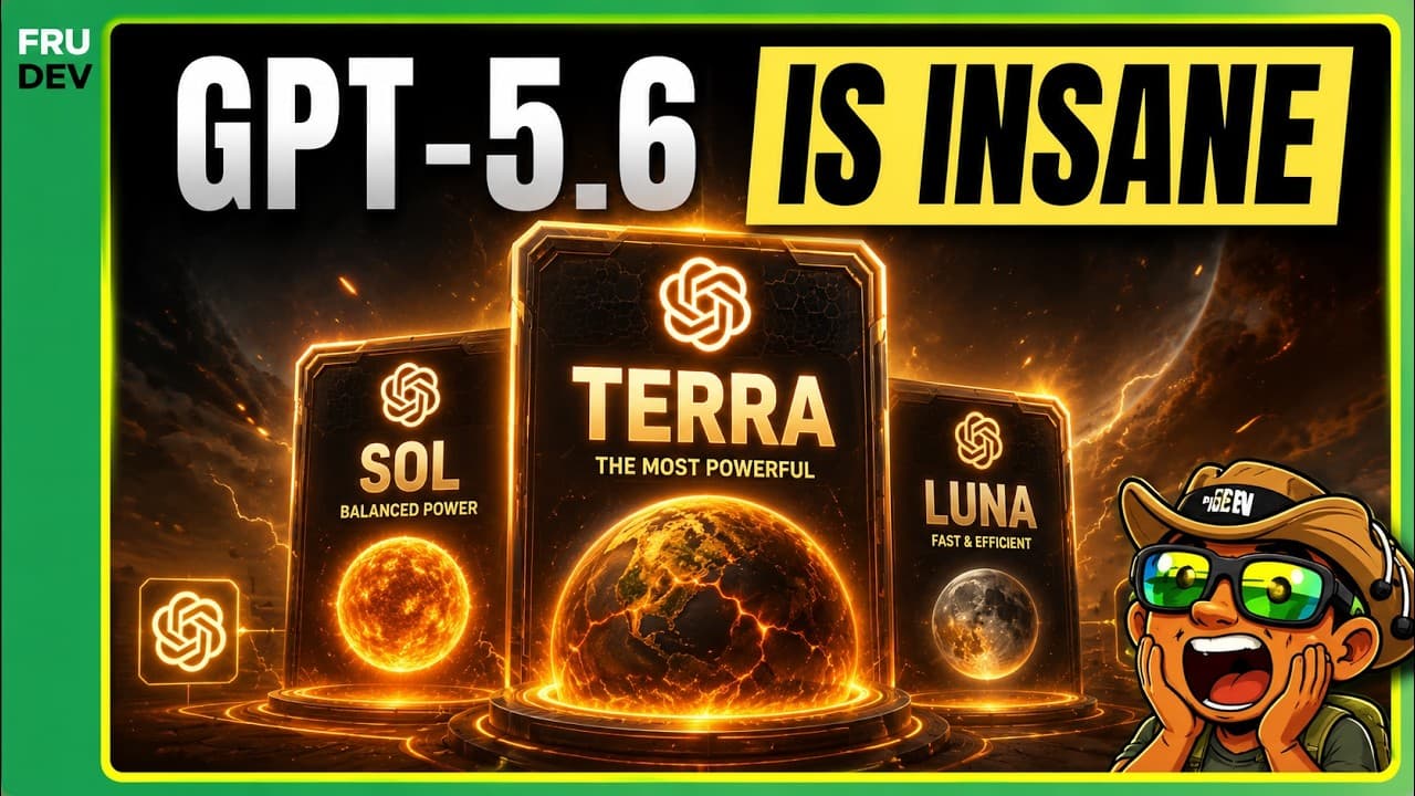 GPT 5.6 Sol, Luna & Terra is INSANE  🤯🤯🤯 OpenAI Models Just Changed Everything 🔥