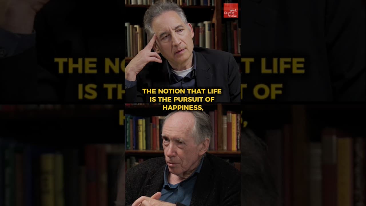 Is life a pursuit of happiness or a pursuit of meaning? #briangreene #pursuitofhappiness #meaning