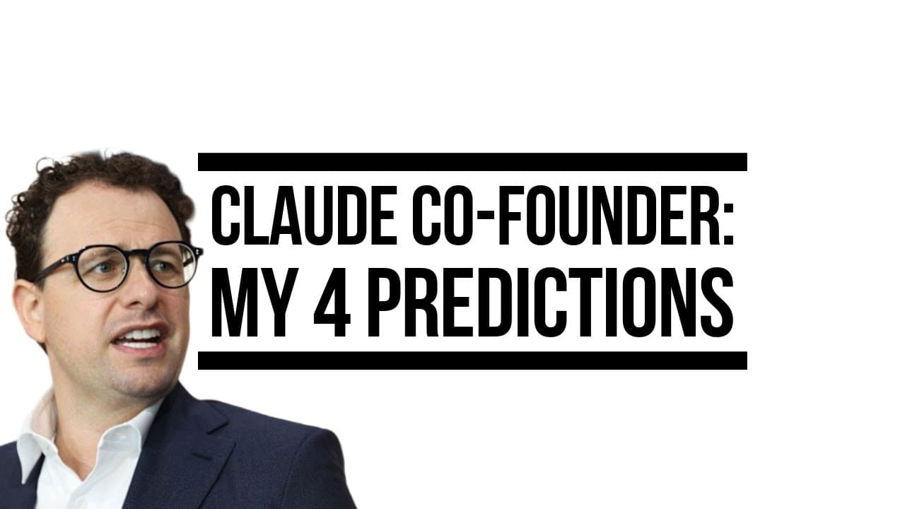 Claude AI Co-founder Publishes 4 Big Claims about Near Future: Breakdown