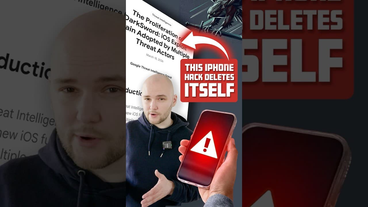 This Is The Scariest iPhone Vulnerability Found in Years (DarkSword Exploit)