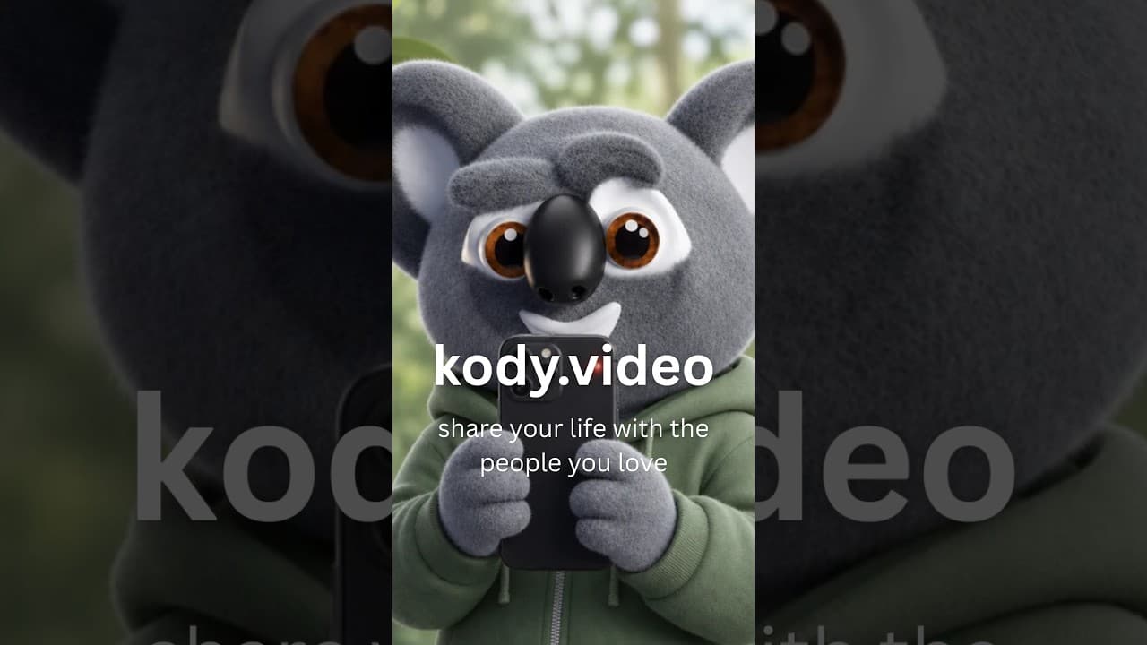 I made a product! kody.video - share your day with the people you love