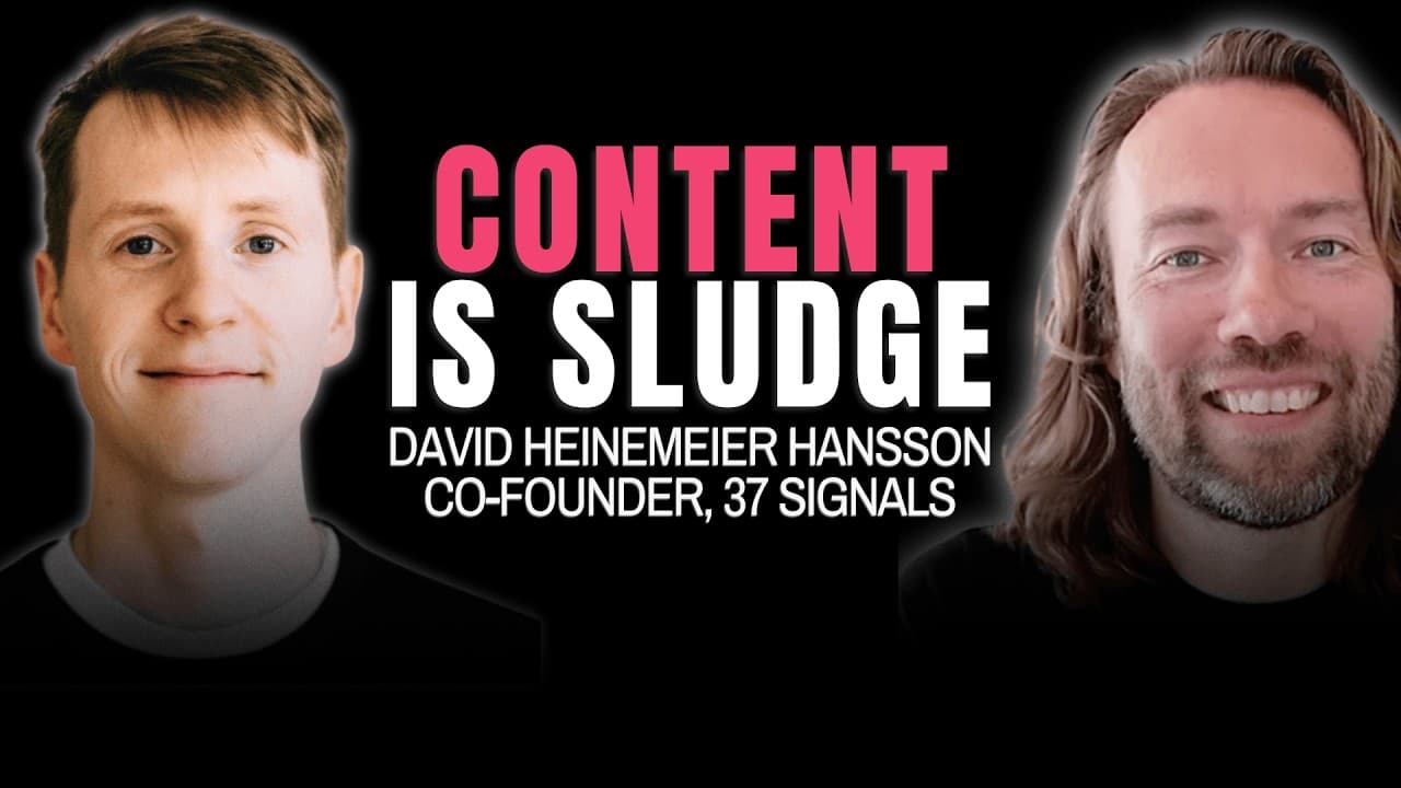 DHH: How to Make F*ck You Money, Writing, US vs EU, Building Basecamp, 37signals & Ruby on Rails