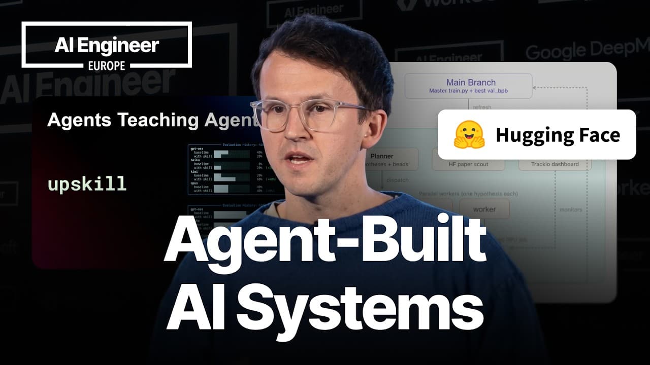 Your Coding Agent Should Do AI System Engineering — Ben Burtenshaw, Hugging Face