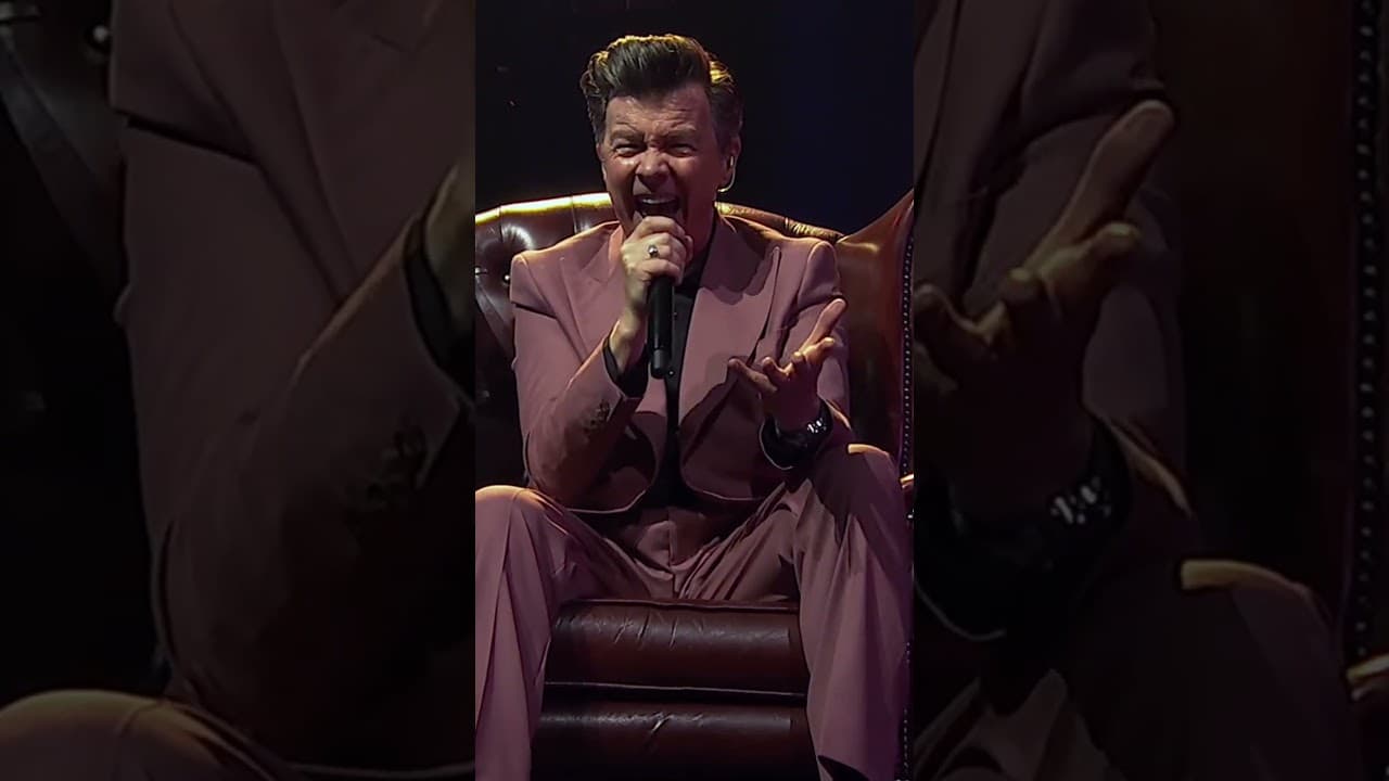 ‘Keep Singing’ filmed live from The O2 ♥️First one from a very special night. #rickastley