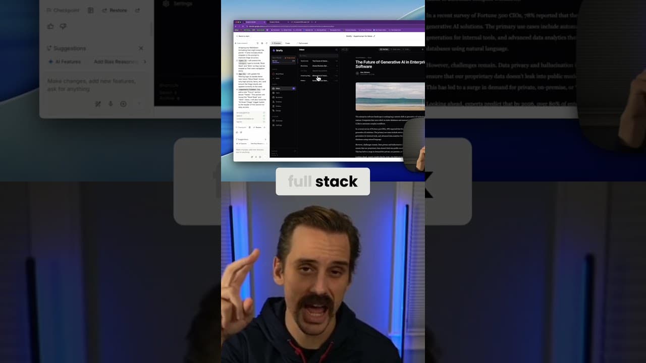 Is "Full Stack" model tooling the future? #gemini #gemini3 #vibecoding