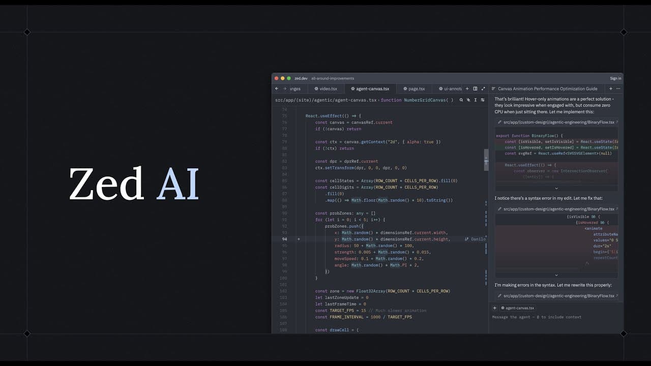 How to use the Agent Panel in Zed