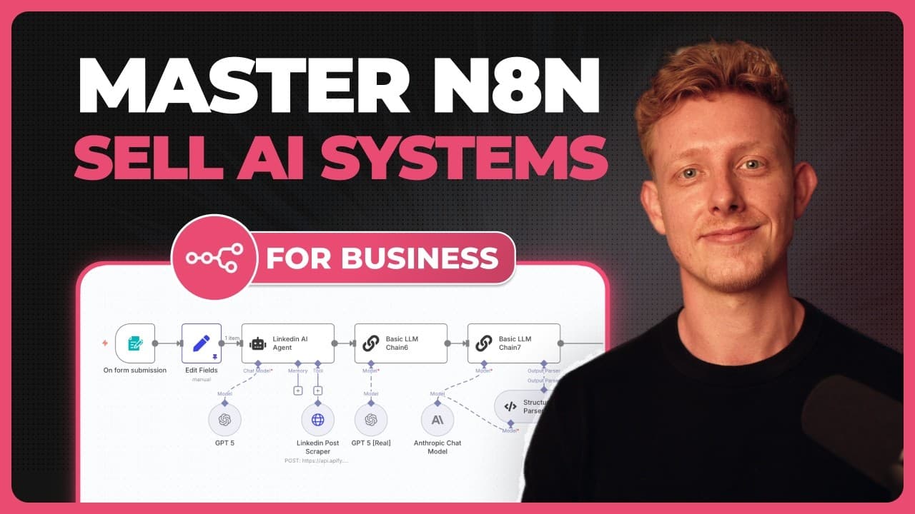 Ultimate N8N Course 5-Hours (Beginner to Selling Al Systems)