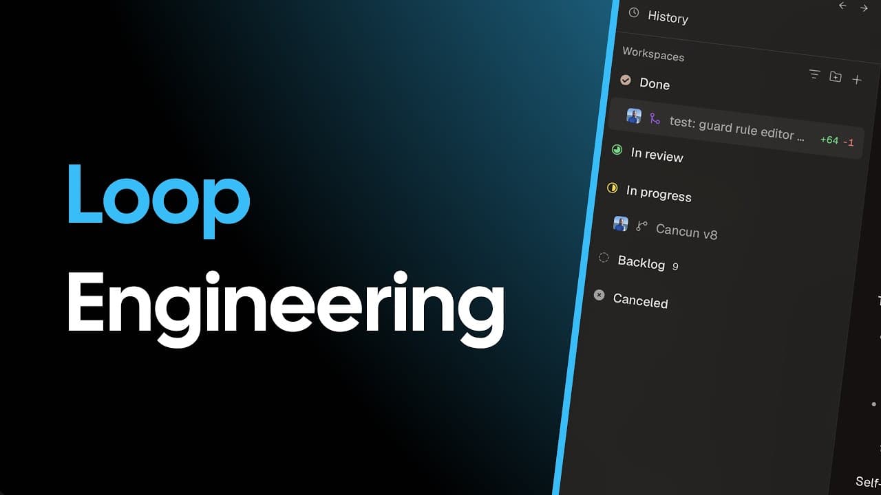 Loop Engineering: Stop Prompting Your Agents (Real Examples)