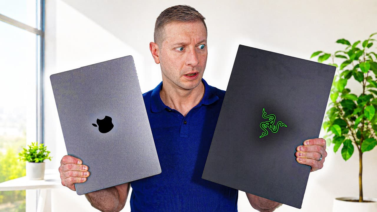 Not even close… M5 Max vs Razer Blade 18