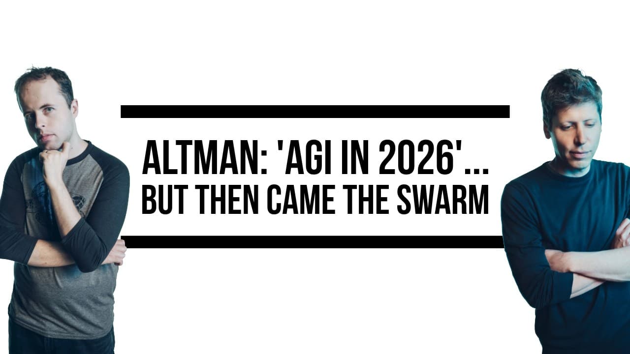 Sam Altman :‘AGI in 2026’, just as Models Start to [Mis]Train Themselves