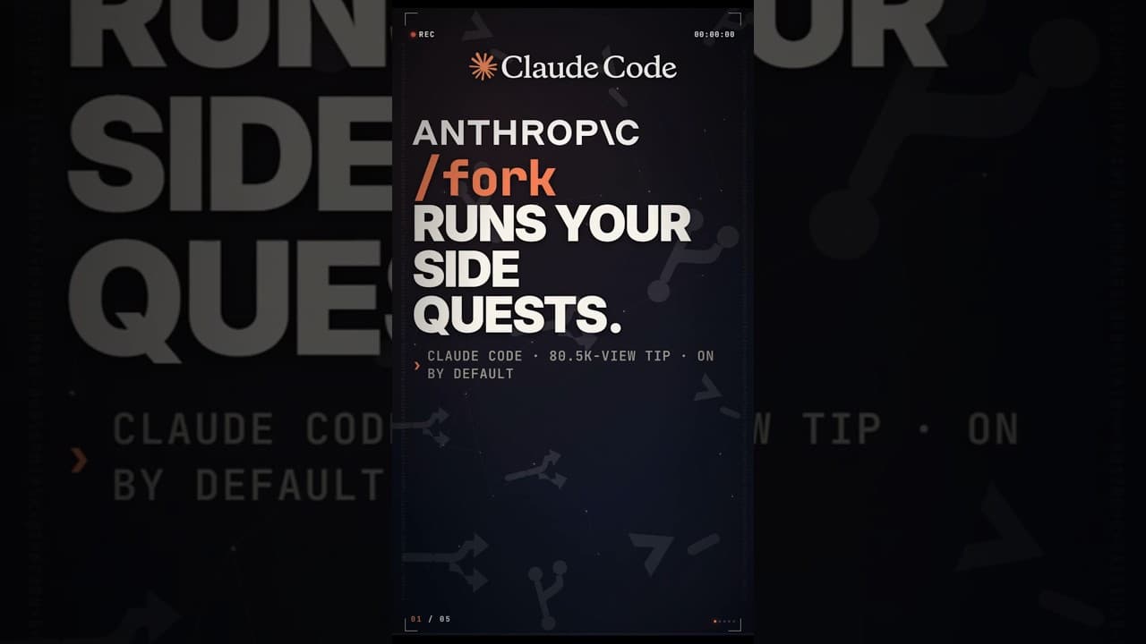 The /fork trick every Claude Code user needs to see #ClaudeCode #AI #Coding