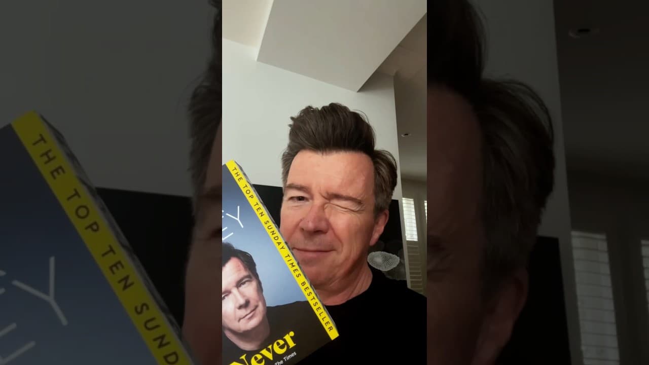 The stocking filler that will NEVER give you up 😉Never: The Autobiography in paperback 📚 Team Rick