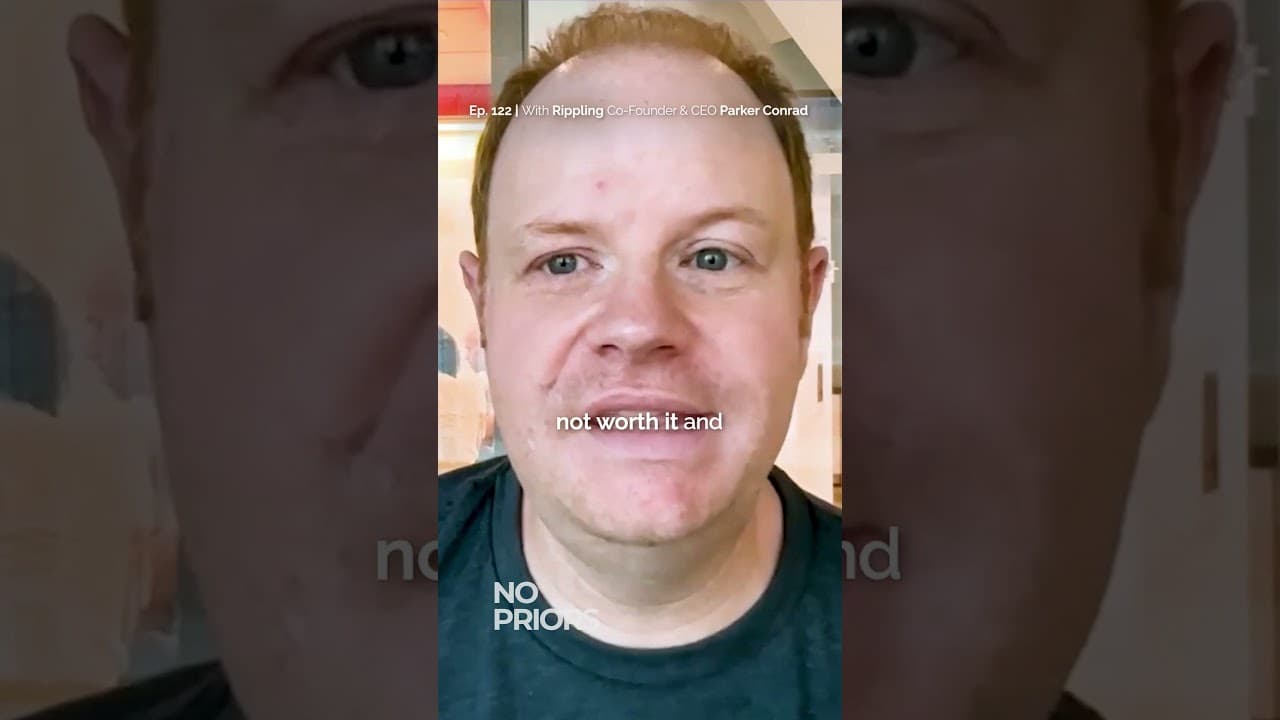 Why You Shouldn't Start a Company