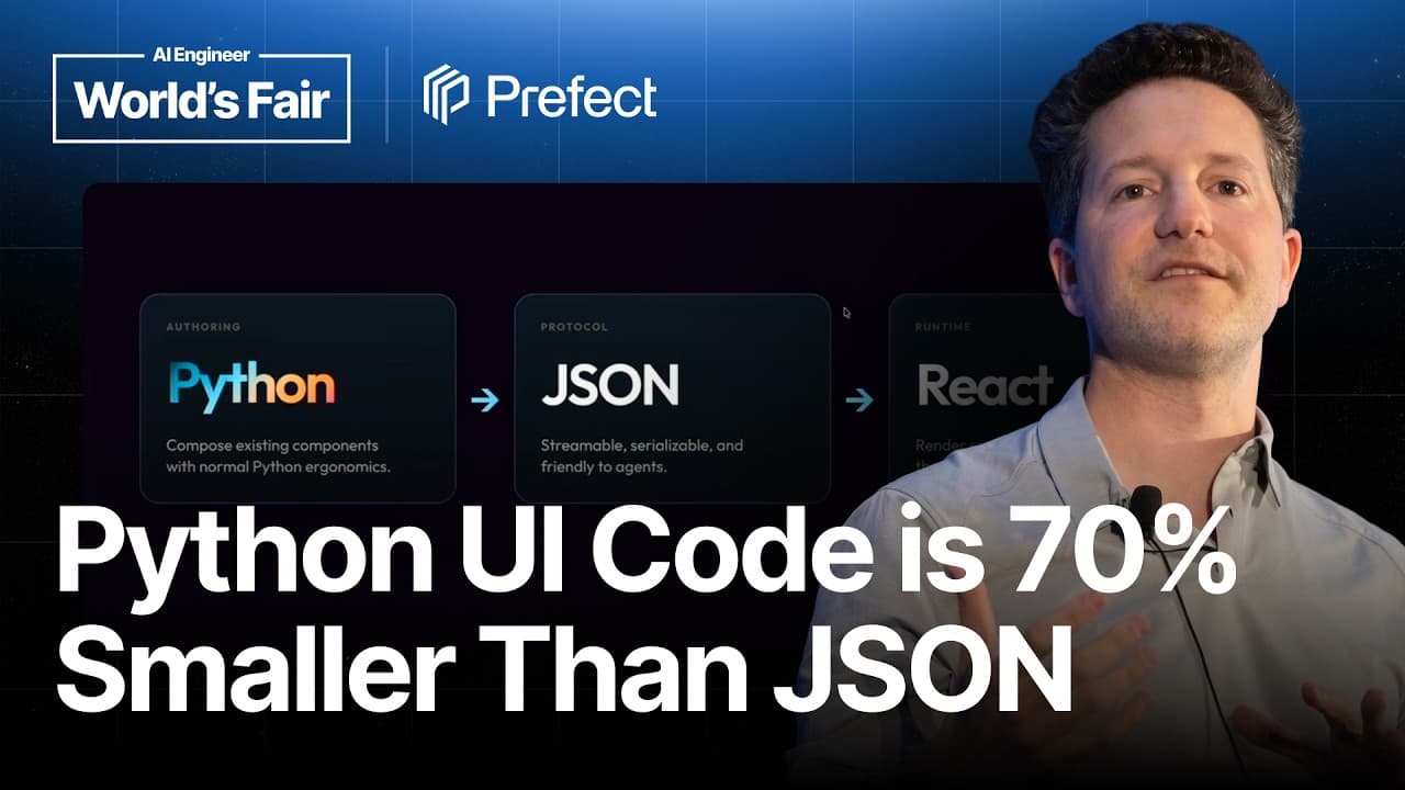 Generative UI... in Python? — Jeremiah Lowin, Prefect