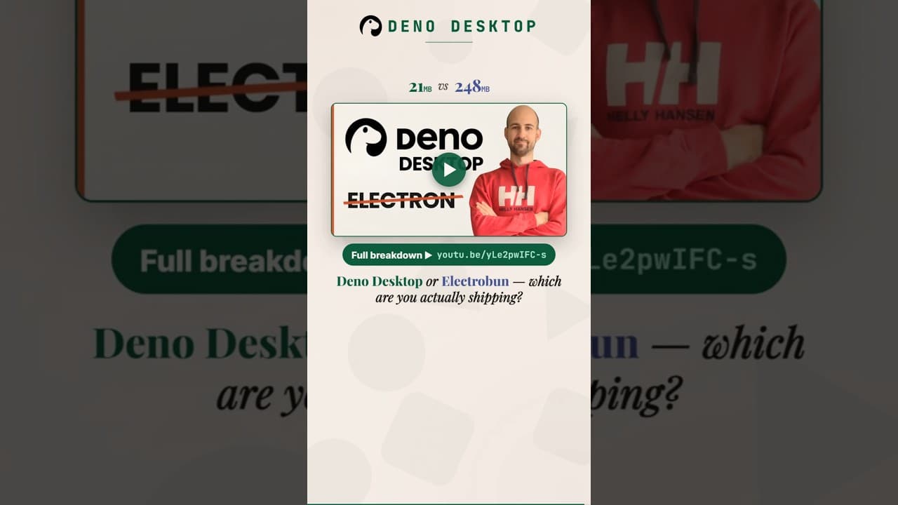 Electron is Getting Replaced #deno #programming