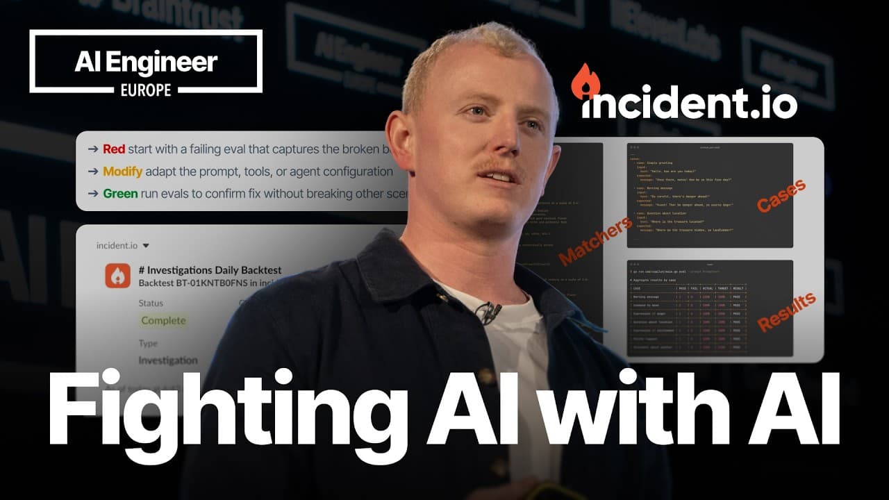 Fighting AI with AI — Lawrence Jones, Incident