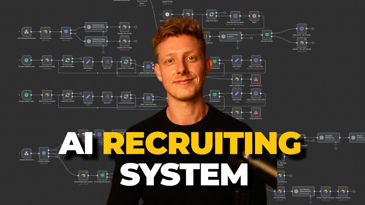 I Automated a Recruiting Agency with AI (No-Code)