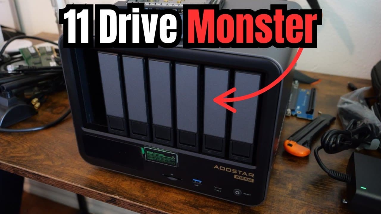 11-Drive Mini Monster NAS! Aoostar WTR Max Review